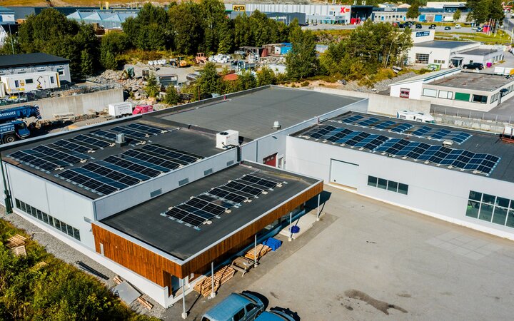 Volda Mat og solceller frå Tussa