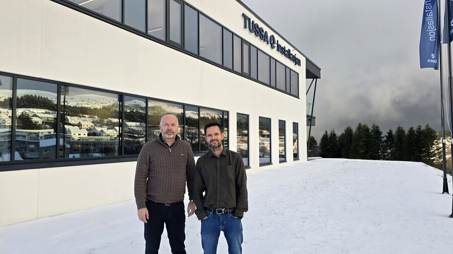 Tussa Installasjon nytt bygg Saunesmarka Roar Stenersen og Børre Brandal 2025