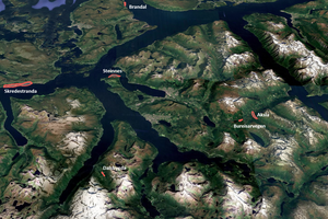 Områda til fiberutbygging