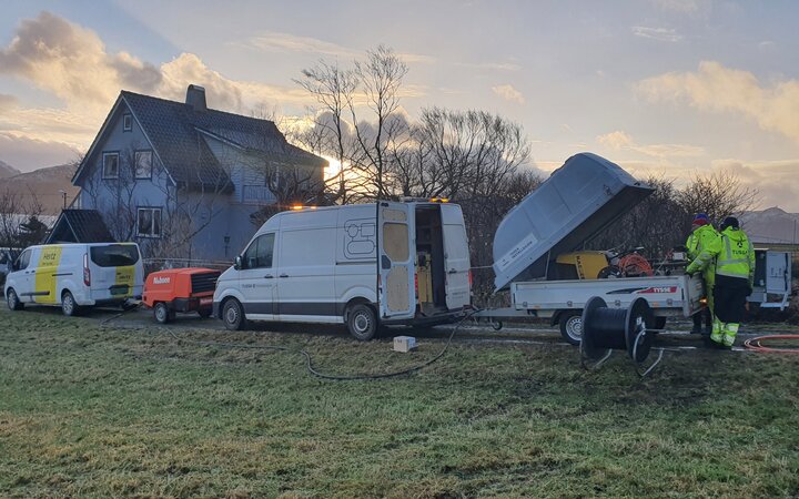 Fiberutbygging på Runde