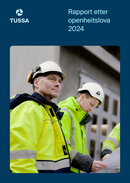 Tussa rapport openheitslova 2024 framsida