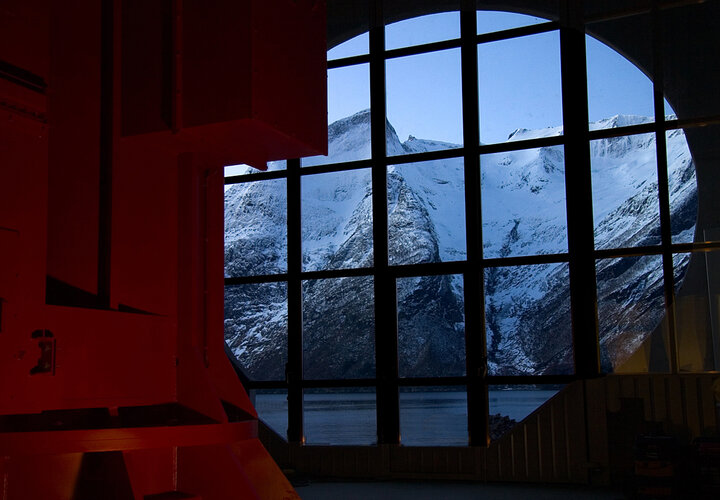 BB utsikt gjennom trollauget