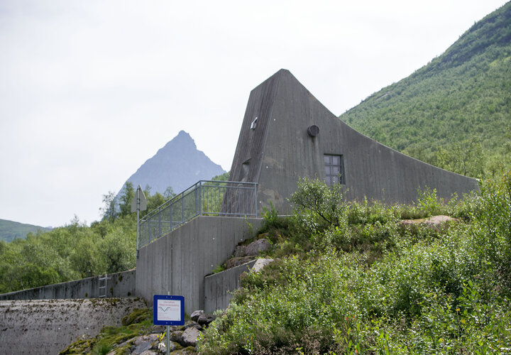 Lukehuset på Urke kraftverk
