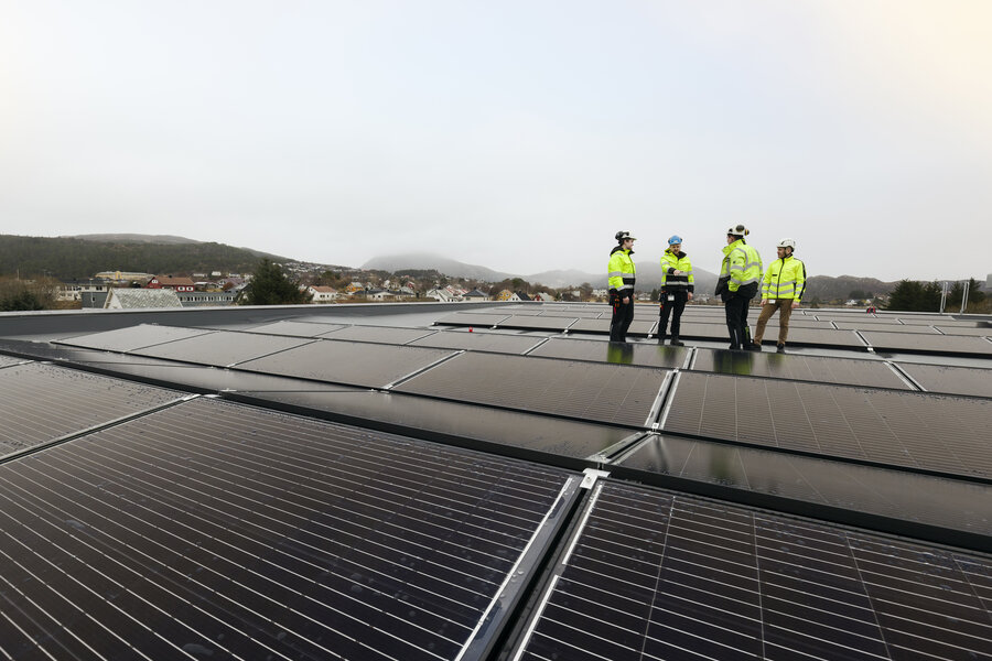 Lyse utsikter for solcellepanel